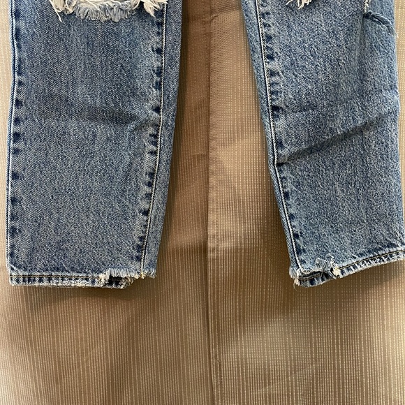 PACSUN High Rise Straight Medium Wash Denim Jeans - Picture 3 of 7